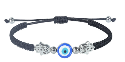 HANSA HAND & EVIL EYE BRACELET