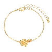 GOLD HIBISCUS BRACELET