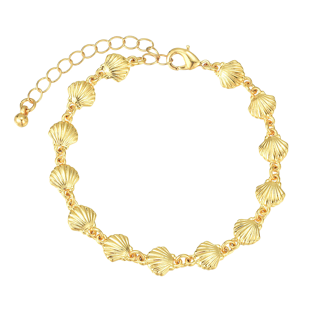 DAINTY GOLD SEASHELL BRACELET