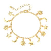 SUN STAR MOON CHARM BRACELET