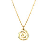 GOLD SWIRL PENDANT