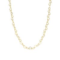 HEART LINKED GOLD PENDANT