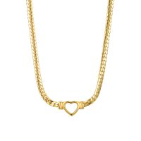 GOLD HEART HEAVY GOLD CHAIN