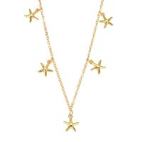 P8345 MULTI STARS GOLD PENDANT