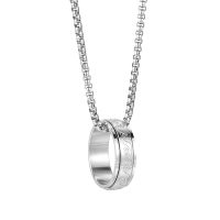 P8363 S/S SPINNER WAVE RING PENDANT
