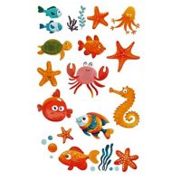 TT1004 BEACH LIFE TEMPORARY TATTOOS