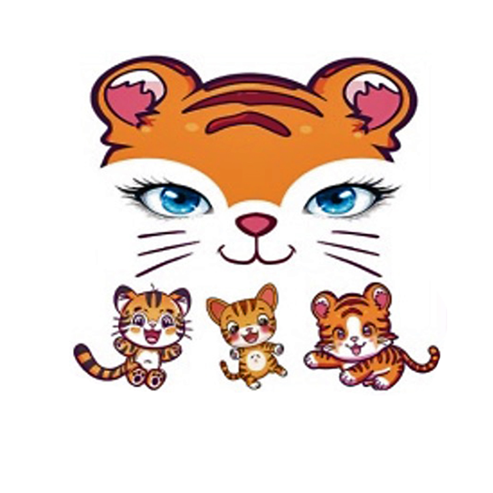 TT1009 TIGERS TEMPORARY TATTOOS