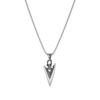 P8479 STAINLESS SPEAR HEAD CHAIN PENDANT